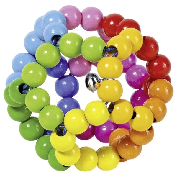 Heimess Regenbogen Rassel Ball