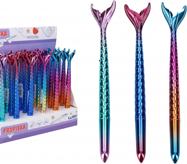 Meerjungfrau Stift mit Dekor