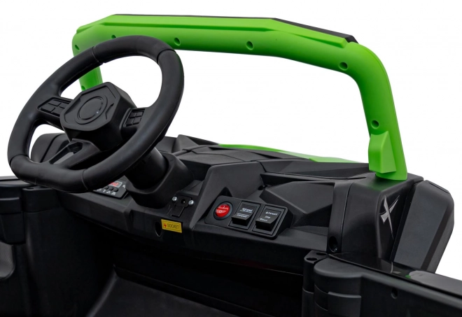 Elektrisches Kinderauto Buggy UTV 2000M Racing Grün
