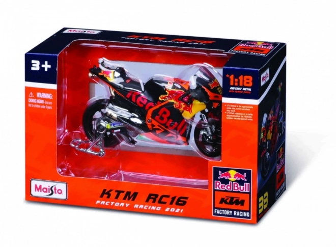 Metallmodell Motorrad Red Bull KTM Factory Racing 2021