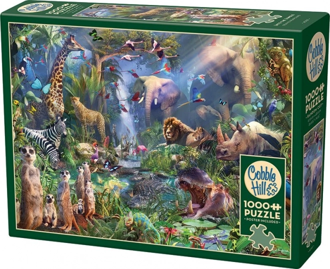 Vogel im Dschungel Puzzle 1000 Teile