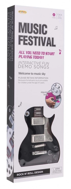 E-Gitarre mit Mikrofon für Kinder