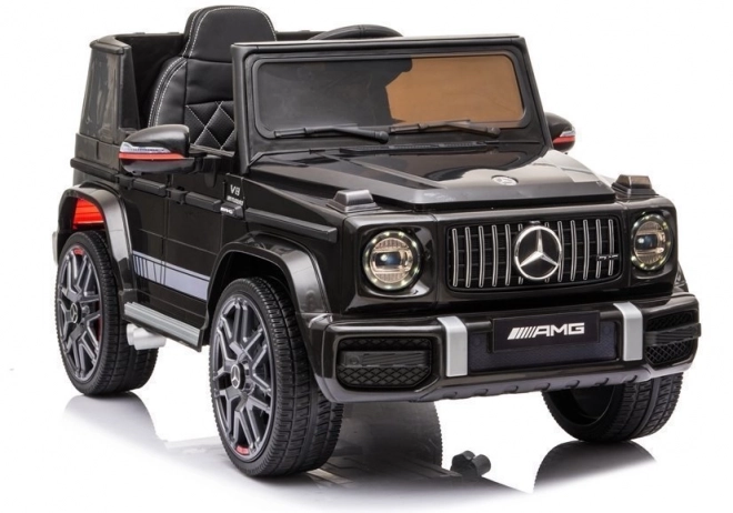 Schwarzer Mercedes G63 AMG Elektroauto für Kinder