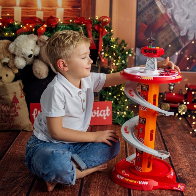 Drehbare Feuerwehr-Garage mit Mehrstöckiger Spirale
