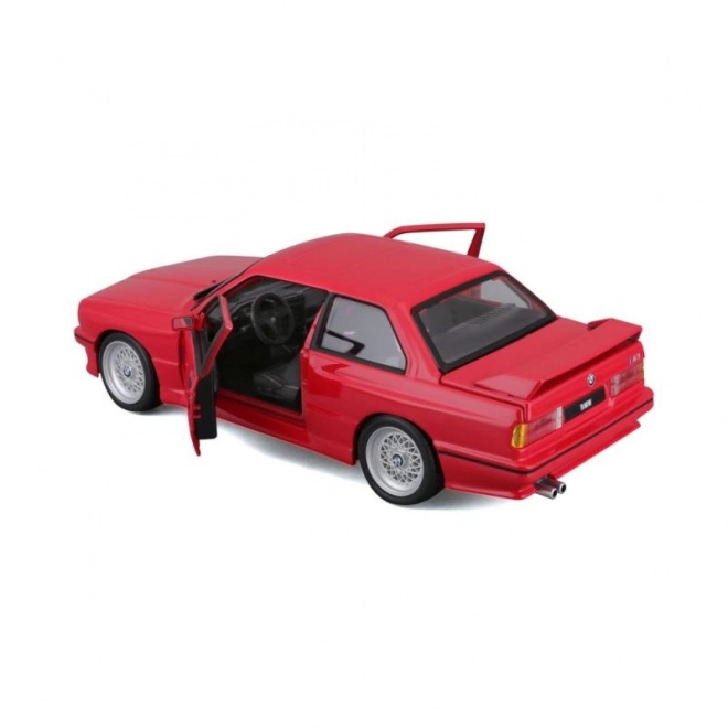 Bburago BMW 3er M3 1988 Rot Modellauto