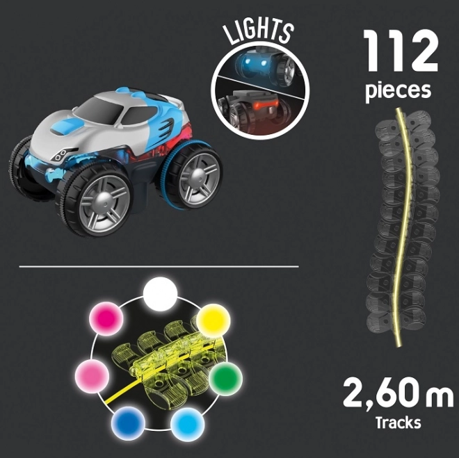 Smoby Flextreme Neon Rennstrecke Startset mit Auto