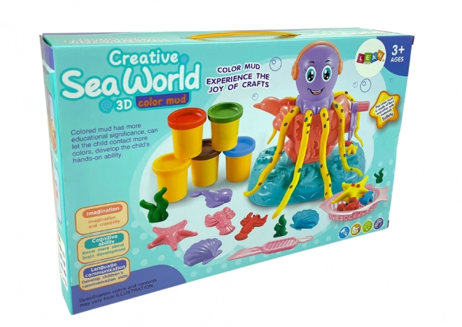 Knet-Set Unterwasserwelt Oktopus und Formen