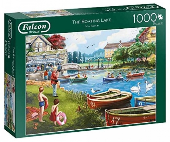 Falcon Puzzle Boote auf dem See 1000 Teile