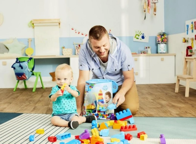 Mega Bloks Großer Beutel Bausteine - Blau