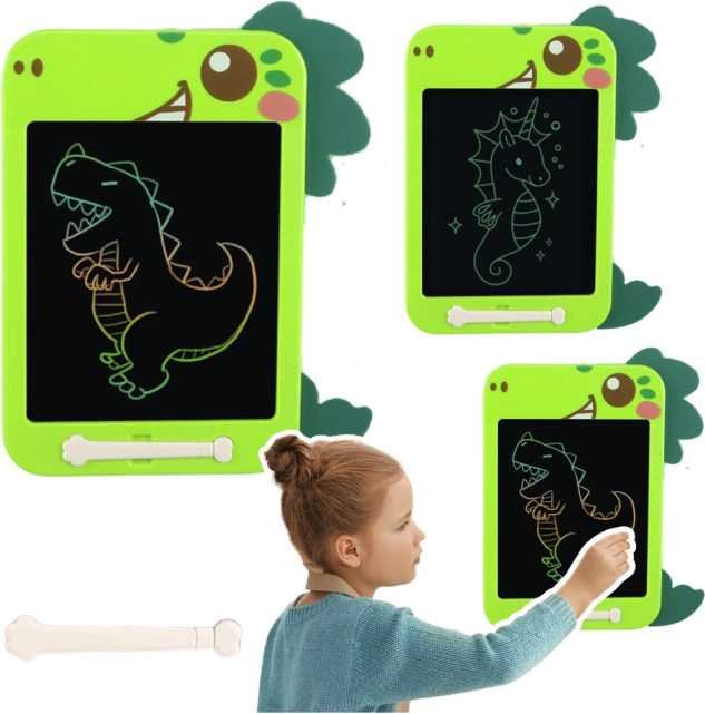 LCD-Zeichen-Tablet Dino grün