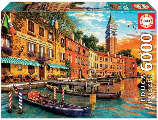 Educa Puzzle San Marco bei Sonnenuntergang 6000 Teile