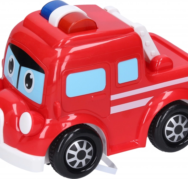 Feuerwehrauto mit Effekten 15 cm
