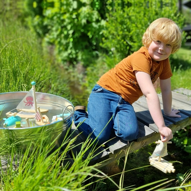 Kleine Fuß Wasserspielzeug Wal