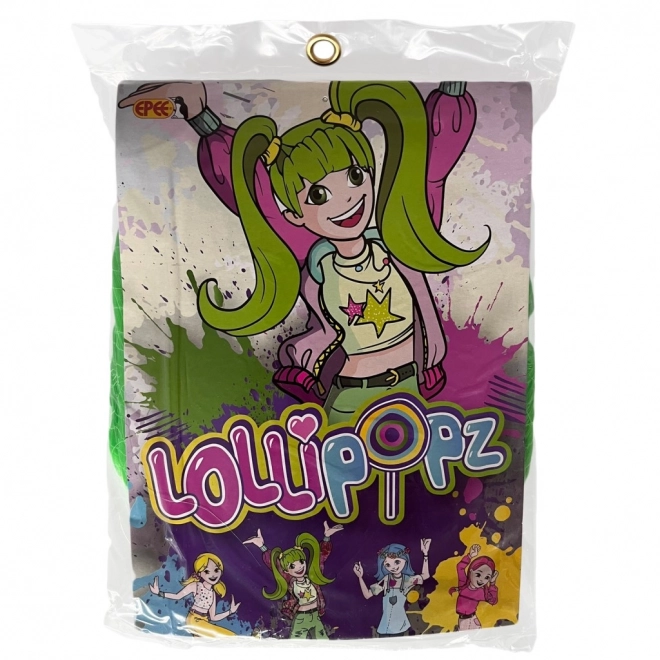 Lollipopz Perücke Grün – Grün mit Zöpfen