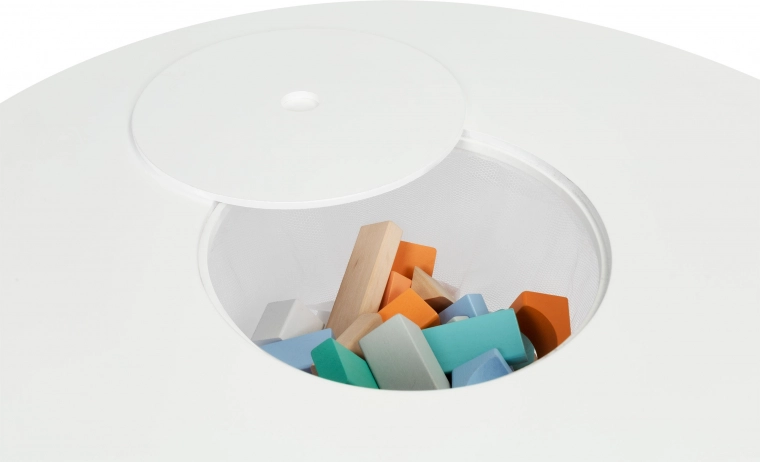 Integrierter Stauraum unter dem Deckel