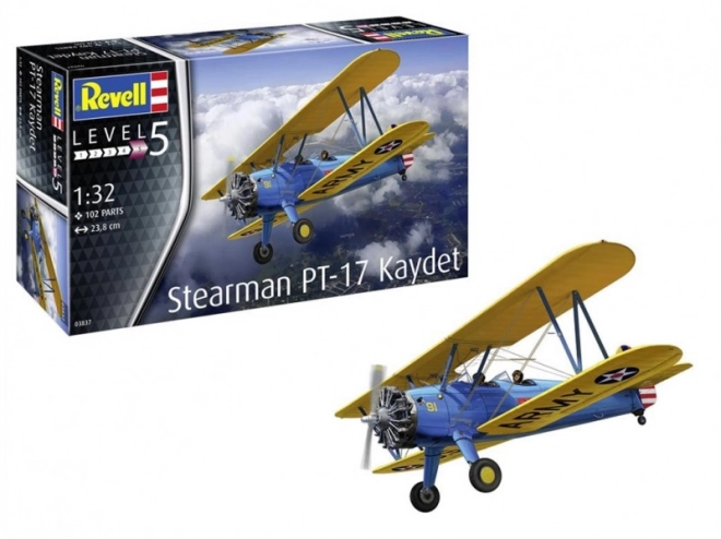 Plastikmodellflugzeug Stearman PT-17 Kaydet