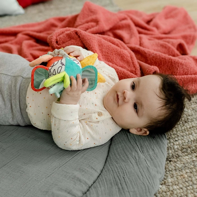 Bunter Lernball mit Rassel für Babys