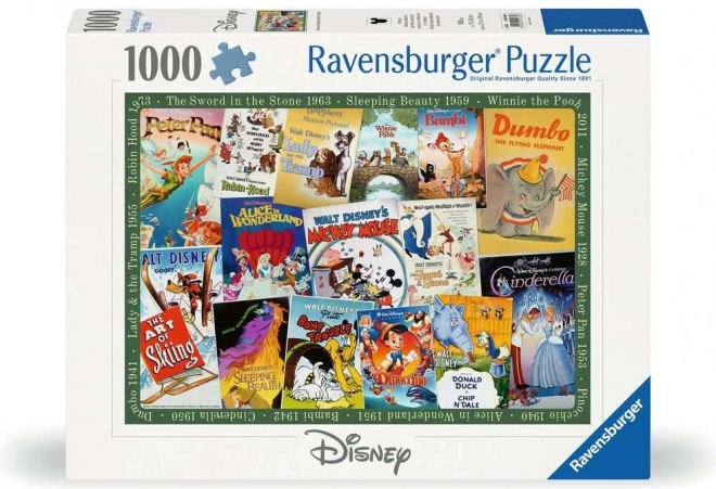 Ravensburger Puzzle Disney Vintage Plakate 1000 Teile