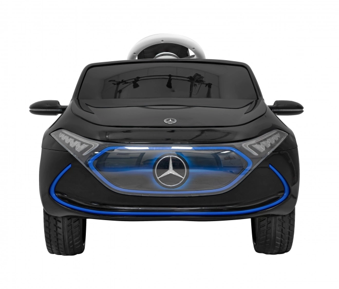 Mercedes Benz AMG EQA für Kinder schwarz + Fernsteuerung + 5-Punkt-Sicherheitsgurte + EVA + MP3-Display + LED-Leuchte