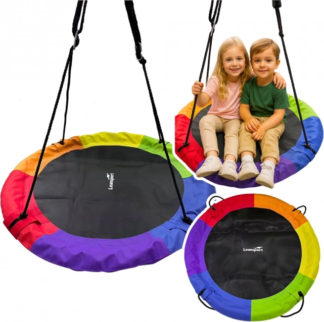 Bunte Gartenschaukel für Kinder Storchennest 100 cm