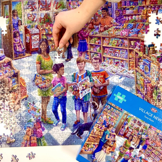 Gibsons Puzzle Nachrichten aus dem Dorf 1000 Teile