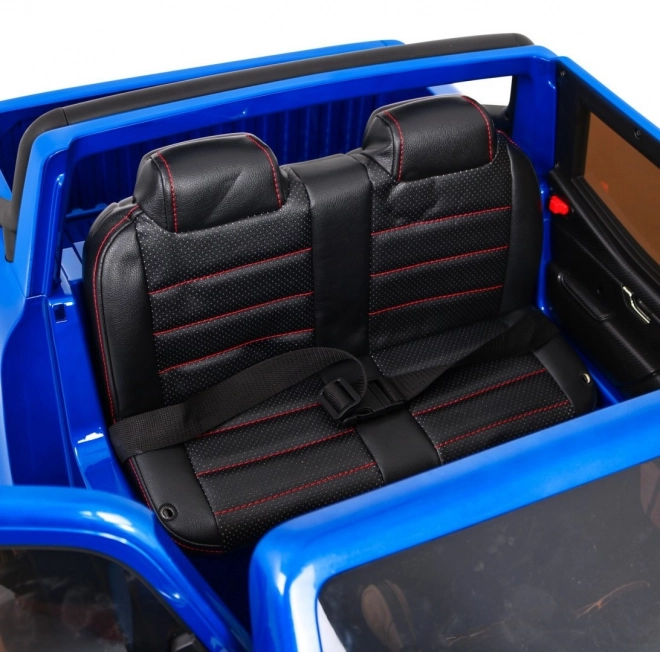 Mercedes Benz Klasse X für Kinder Blaue Farbe + Fernbedienung + 4x4 + MP4 + Gepäckträger + EVA
