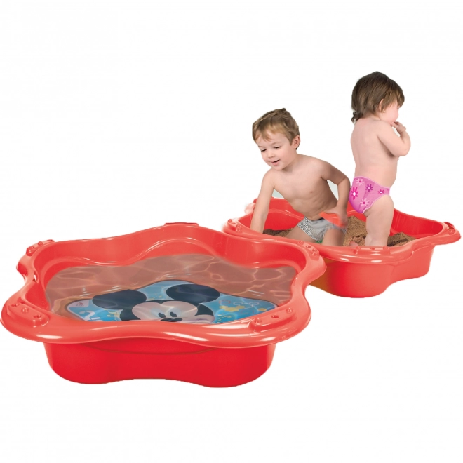 Injusa mickey maus sandkasten muschel pool 2in1