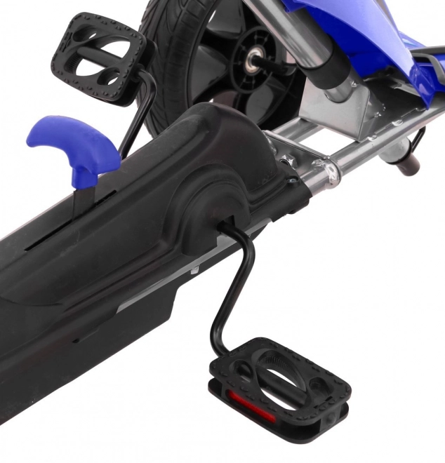 Grand Ride Tretkart für Kinder 3+ Blau + EVA Räder + Verstellbarer Sitz + Handbremse