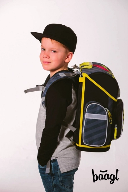 Baagl 3er Set Ergo Bagr: Schulranzen, Federmäppchen, Turnbeutel
