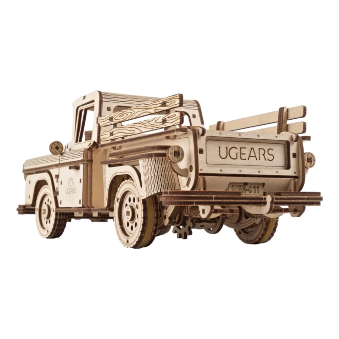 Ugears 3D Holzmechanik-Puzzle Amerikanischer Pickup-Truck