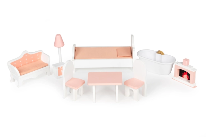 Set mit 9 Möbelstücken