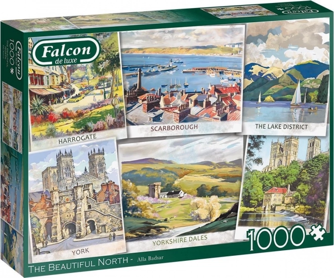 FALCON Puzzle Nordische Schönheiten 1000 Teile