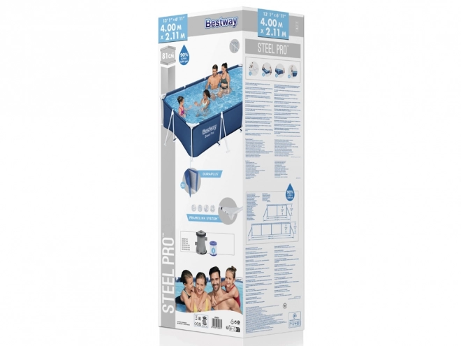 Familienpool Bestway 400x211x81cm