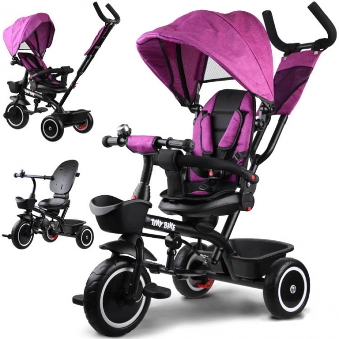 Kinder-Dreirad Tiny Bike 3-in-1 mit Verdeck