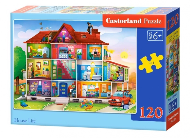 Puzzle 120 Teile House Life