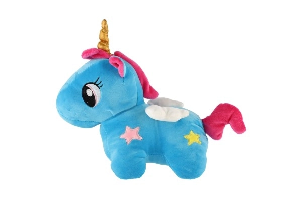 Plüsch Einhorn Blau 24cm