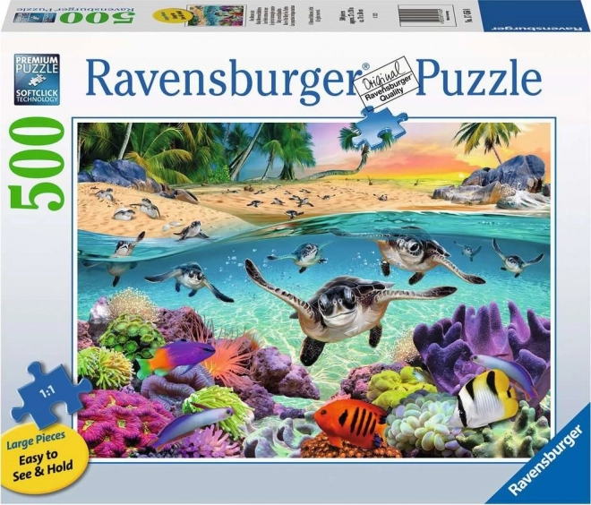 Ravensburger Puzzle Schildkrötenbabys XXL