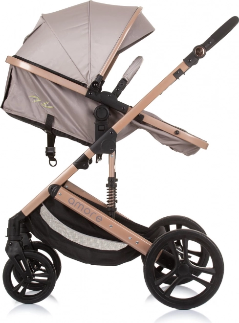 Chipolino Kombikinderwagen Amore 2in1 Jungle – Macadamia