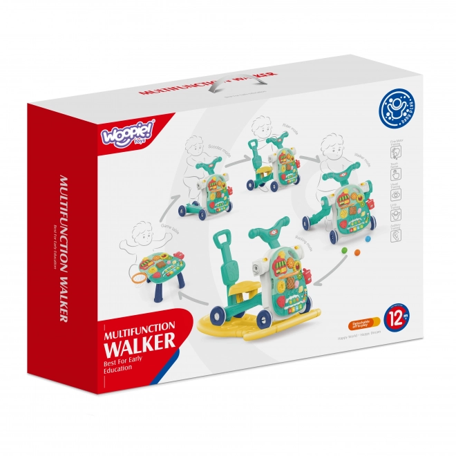 Woopie Baby 5-in-1 Multifunktions-Lauflernhilfe Blau 1+