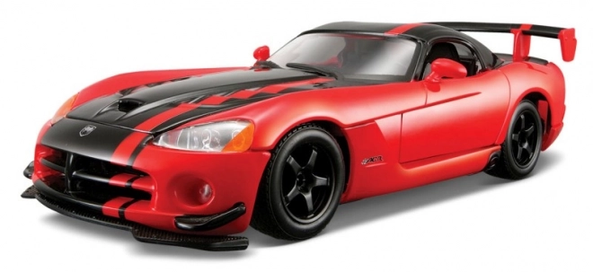 Bburago Dodge Viper SRT10 ACR Modellauto Rot Schwarz im Maßstab 1:24