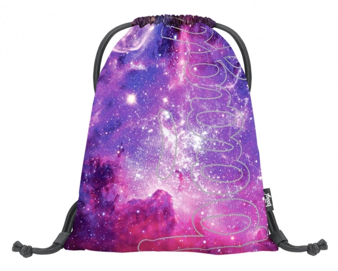 BAAGL Skate Galaxy Schulset: Rucksack, Federmäppchen, Turnbeutel