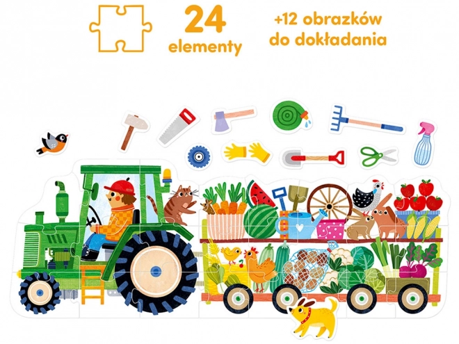 Moto Puzzle Traktor