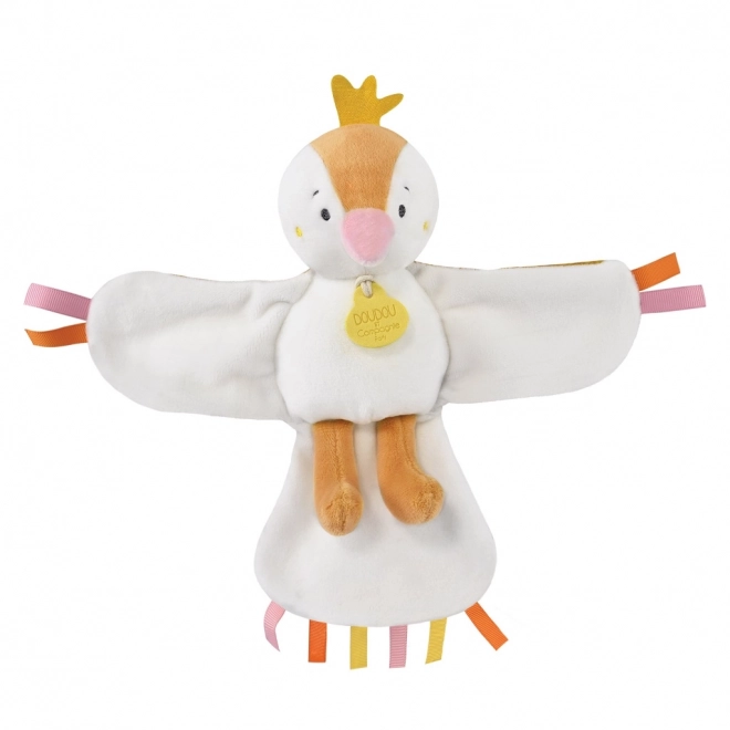 Doudou Musikvogel Plüsch Geschenkset gelb