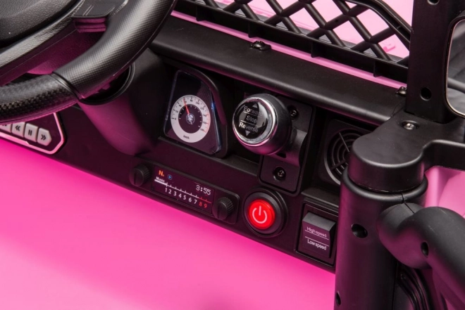 Elektrisches Kinderauto 4x4 - Rosa Toyota FJ