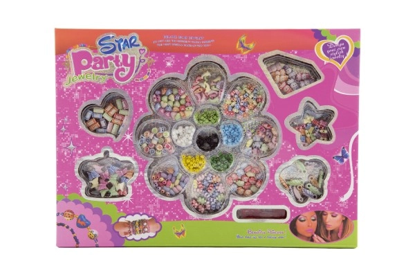 Vielfältige bunte Perlen