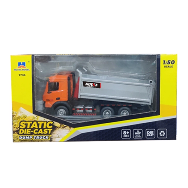 Huina Metallkipper orange 1:50