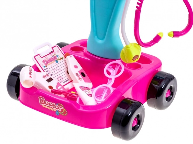 Ärztewagen Spielset für Kinder – rosa