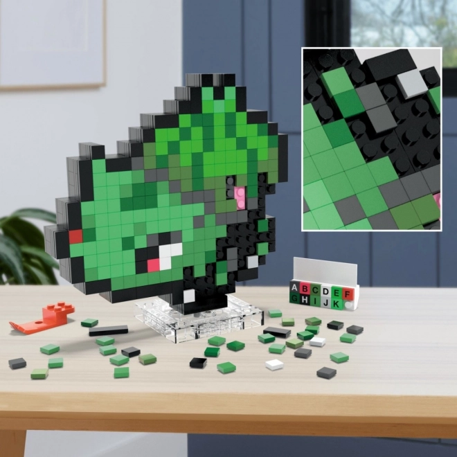Mega Pokémon Pixel Bulbasaur Baufigur