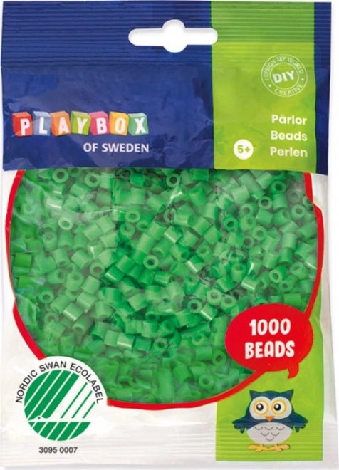 Playbox Bügelperlen Grün 1000 Stück