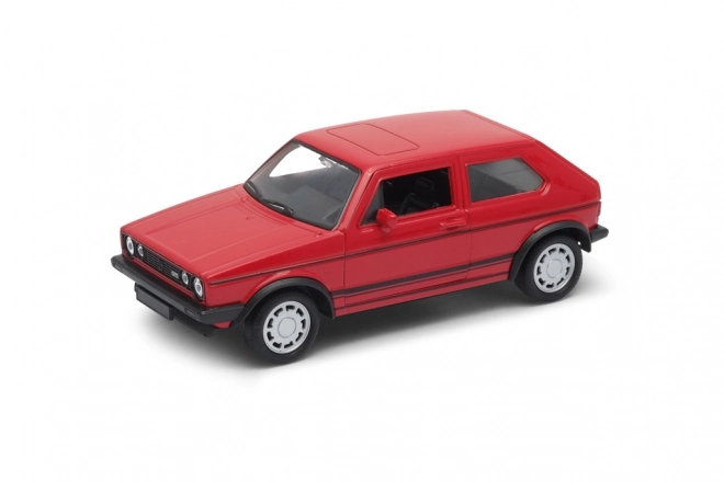 Detailreiches Modellauto Volkswagen Golf I GTI 1:34 rot